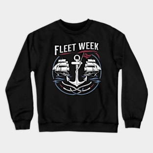 celebrating fleek week Crewneck Sweatshirt